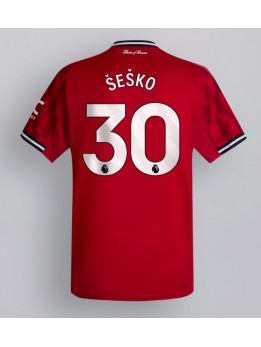 Billige Manchester United Benjamin Sesko #30 Hjemmedrakt 2025-26 Kortermet